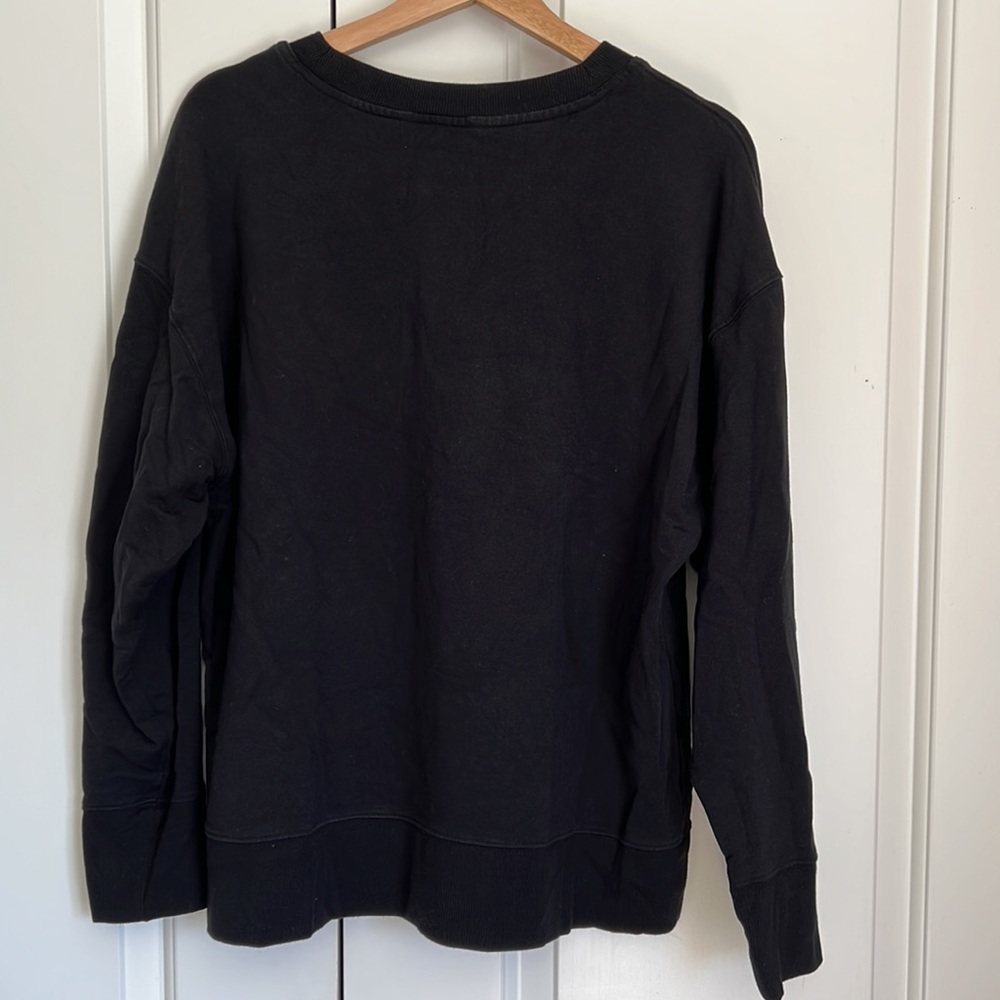 Athleta Half Button Up Sweater L - image 3